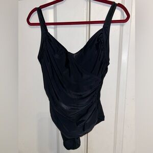 Rene Rofe One Piece Black Swimsuit size M